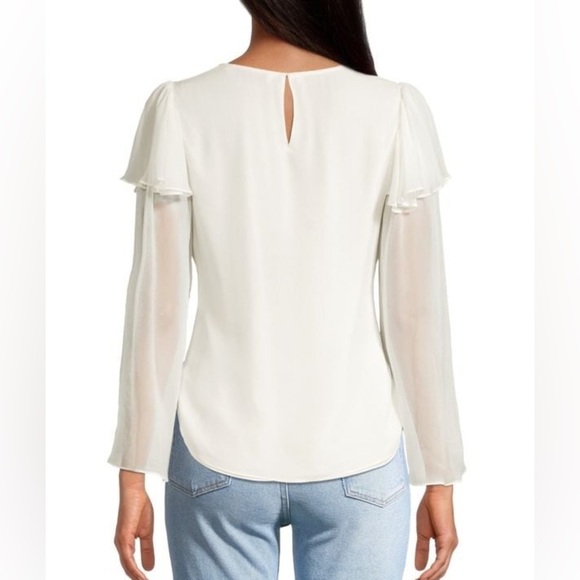 REBECCA TAYLOR
Ruffled Silk Chiffon Blouse - Picture 2 of 10